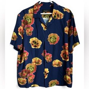 Rag & Bone Printed Avery Shirt – Men’s Size L – Like New